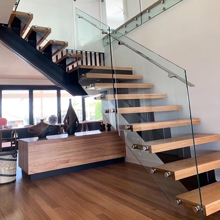 stairs glass balustrades